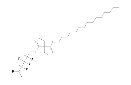 Diethylmalonic acid, 2,2,3,3,4,4,5,5-octafluoropentyl pentadecyl ester