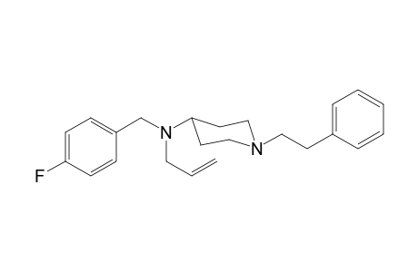 N-Allyl-N-(4-fluorobenzyl)-1-(2-phenylethyl)piperidin-4-amine