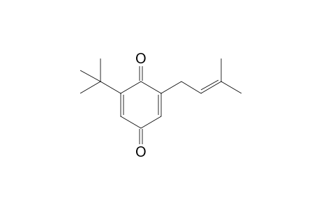 2-(tert-butyl)-6-(3-methylbut-2-en-1-yl)cyclohexa-2,5-diene-1,4-dione