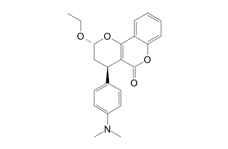 TRANS-3,4-DIHYDRO-2-ETHOXY-4-(PARA-DIMETHYLAMINOPHENYL)-2H,5H-PYRANO-[3,2-C]-[1]-BENZOPYRAN-5-ONE