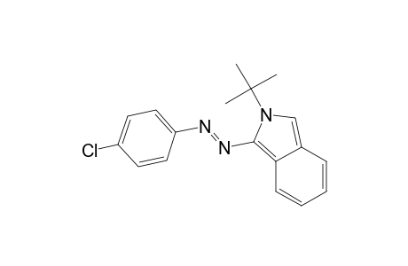 2-tert-Butyl-1-(4-chlorophenylazo)-2H-isoindole