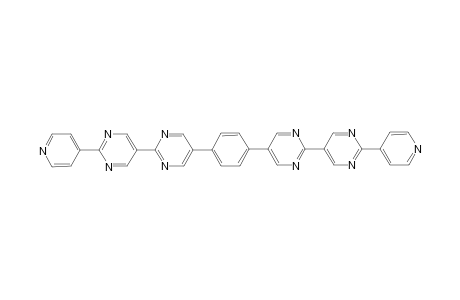 4-Phenylenebis[2'-(.gamma.-pyridyl)-5-(-2,5'-bipyrimidine)]