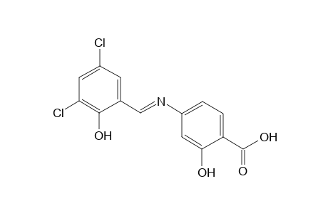 4-[(3,5-dichlorosalicylidene)amino]salicylic acid