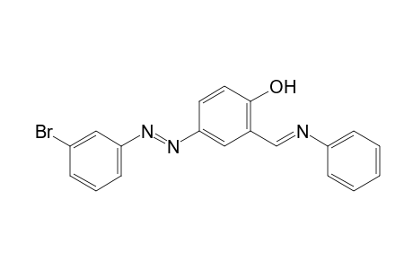 4-((3-Bromophenyl)diazenyl)-2-((phenylimino)methyl)phenol