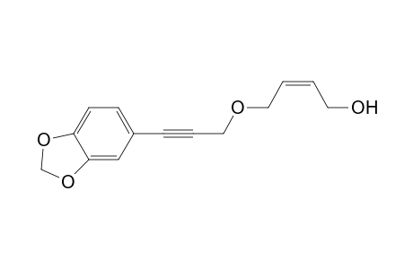 (Z)-4-(3-(benzo[d][1,3]dioxol-5-yl)prop-2-ynyloxy)but-2-en-1-ol