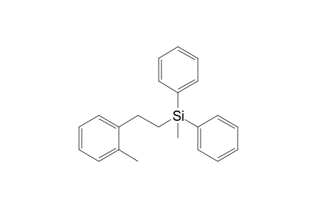 Methyl-[2-(o-tolyl)ethyl]-diphenyl-silane