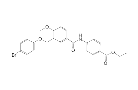 ethyl 4-({3-[(4-bromophenoxy)methyl]-4-methoxybenzoyl}amino)benzoate