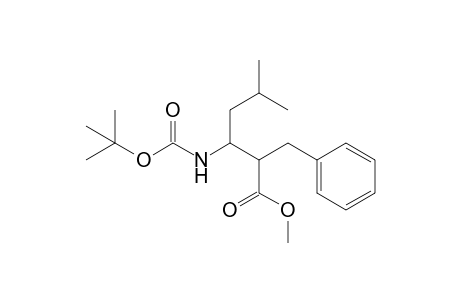 Methyl 3-[(t-butoxycarbonyl)amino]-2-benzyl-5-methylhexanoate