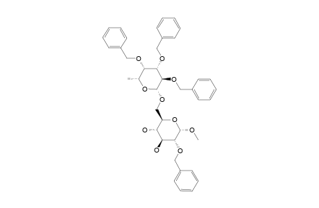 METHYL-2-O-BENZYL-6-O-(2,3,4-TRI-O-BENZYL-BETA-L-FUCOPYRANOSYL)-ALPHA-D-GLUCOPYRANOSIDE