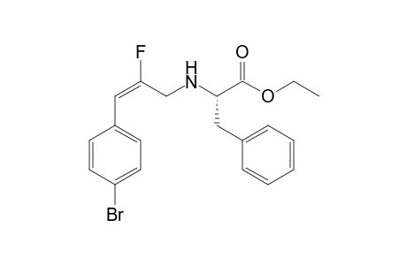 (E)-N-[3-(4-Bromophenyl)-2-fluoro-2-propenyl]-phenylalanine ethyl ester