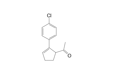 1-(2-(4-chlorophenyl)cyclopent-2-enyl)ethanone