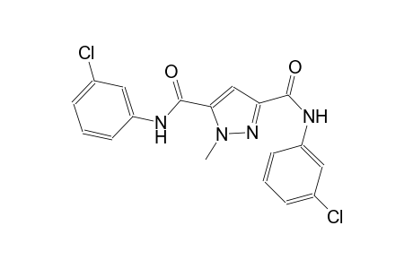 1H-pyrazole-3,5-dicarboxamide, N~3~,N~5~-bis(3-chlorophenyl)-1-methyl-