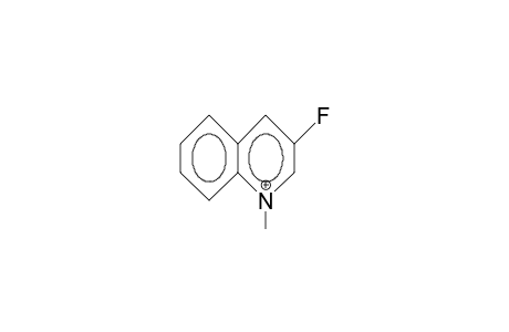 3-Fluoro-1-methyl-quinolinium cation