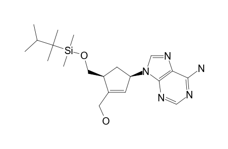 [(3R,5S)-3-(6-aminopurin-9-yl)-5-[(dimethyl-thexyl-silyl)oxymethyl]-1-cyclopentenyl]methanol