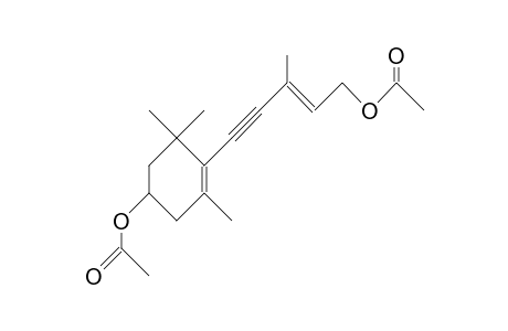 4-Acetoxy-2,6,6,G-tetramethyl-1-cyclohexen-pent-1-yn-3-enol acetate