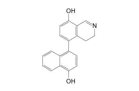 5-(4'-Hydroxynaphthalen-1'-yl)-3,4-dihydroisoquinolin-8-ol