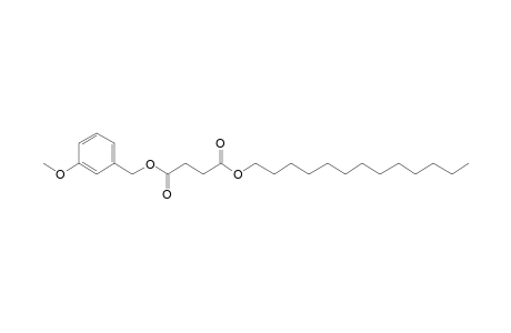 Succinic acid, 3-methoxybenzyl tridecyl ester