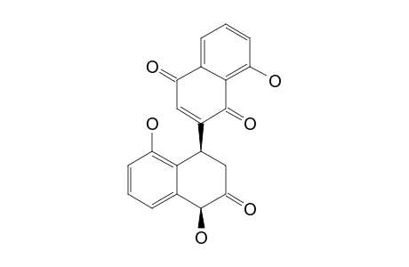 8,1',5'-TRIHYDROXY-3',4'-DIHYDRO-1'-H-[2,4']-BINAPHTHALENYL-1,4,2'-TRIONE