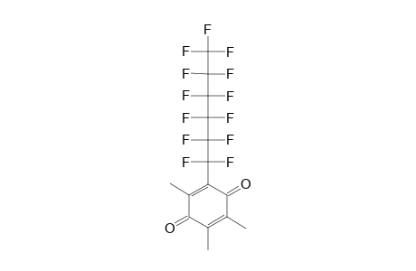 2,3,5-trimethyl-6-(1,1,2,2,3,3,4,4,5,5,6,6,6-tridecafluorohexyl)-p-benzoquinone