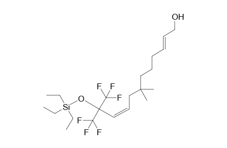 (2E,9Z)-12,12,12-Trifluoro-7,7-dimethyl-11-triethylsilyloxy-11-trifluoromethyldodeca-2,9-dien-1-ol