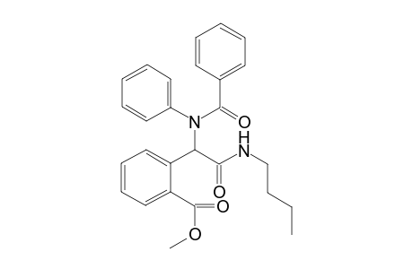 Methyl 2-(2-(butylamino)-2-oxo-1-(N-phenyl benzamido)ethyl)benzoate