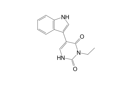 3-Ethyl-5-(1H-indol-3-yl)-1H-pyrimidine-2,4-dione