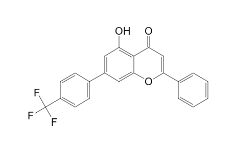 5-Hydroxy-2-phenyl-7-[4-(trifluoromethyl)phenyl]-4H-chromen-4-one