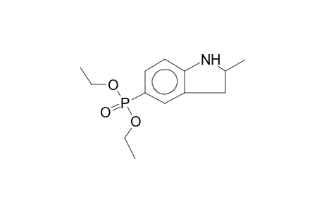 2-METHYL-5-(O,O-DIETHYLPHOSPHONATO)INDOLINE