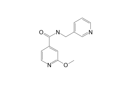 2-methoxy-N-(3-pyridylmethyl)isonicotinamide