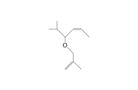 (2Z,4S)-5-Methyl-2-hexen-4-yl 2-methyl-2-propen-1-yl ether