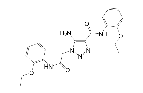 5-amino-1-[2-(2-ethoxyanilino)-2-oxoethyl]-N-(2-ethoxyphenyl)-1H-1,2,3-triazole-4-carboxamide