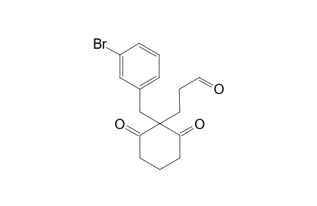 3-(1-(3-bromobenzyl)-2,6-dioxocyclohexyl)propanal