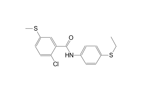 benzamide, 2-chloro-N-[4-(ethylthio)phenyl]-5-(methylthio)-