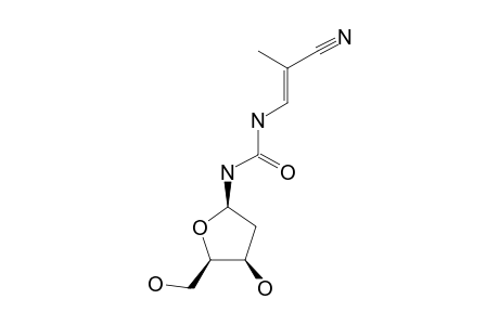TRANS-1-(2'-DEOXY-BETA-D-ERYTHRO-PENTOFURANOSYL)-3-UREIDO-2-METHYLACRYLONITRILE