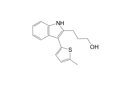 2-[3"-Hydroxypropyl)-3-(5'-methyl-2'-thienyl)-indole