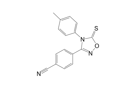 3-(p-Cyanophenyl)-4-(p-tolyl)-1,2,4-oxadiazole-5(4H)-thione