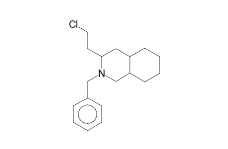 Isoquinoline, decahydro-3-(2-chloroethyl)-2-phenylmethyl-
