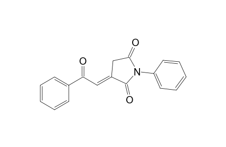 2,5-Pyrrolidinedione, 3-(2-oxo-2-phenylethylidene)-1-phenyl-, (E)-
