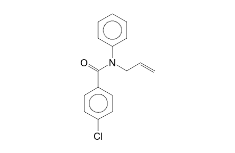 4-Chlorobenzenamide, N-phenyl-N-(2-propenyl)-