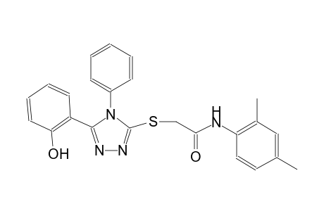 N-(2,4-dimethylphenyl)-2-{[5-(2-hydroxyphenyl)-4-phenyl-4H-1,2,4-triazol-3-yl]sulfanyl}acetamide