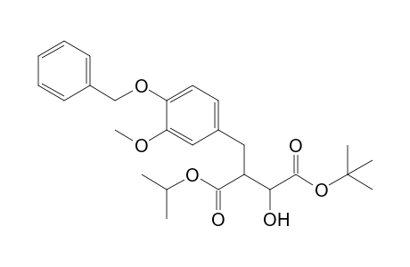 4-(t-Butyl) 1-Isopropyl 2-[4'-(benzyloxy)-3'-methoxybenzyl]-3-hydroxybutane-1,4-dioate