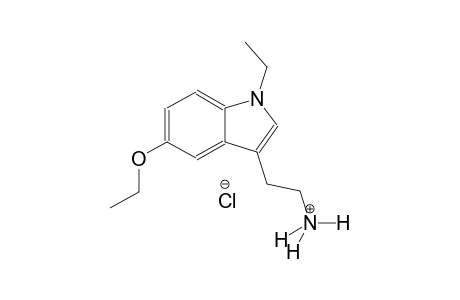 1H-indole-3-ethanaminium, 5-ethoxy-1-ethyl-, chloride