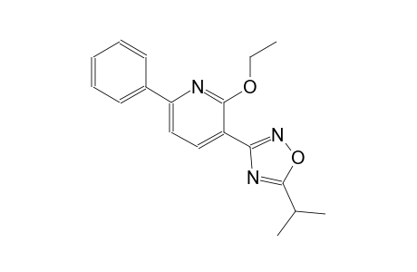 2-ethoxy-3-(5-isopropyl-1,2,4-oxadiazol-3-yl)-6-phenylpyridine