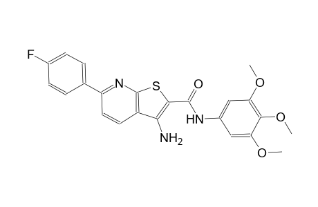 3-amino-6-(4-fluorophenyl)-N-(3,4,5-trimethoxyphenyl)thieno[2,3-b]pyridine-2-carboxamide