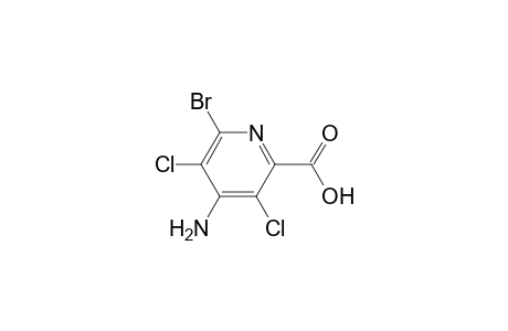 4-Amino-6-bromo-3,5-dichloro-2-pyridinecarboxylic acid