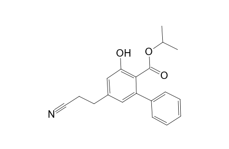 1-Methylethyl 5-(2-Cyanoethyl)-3-hydroxy-1,1'-biphenyl-2-carboxylate