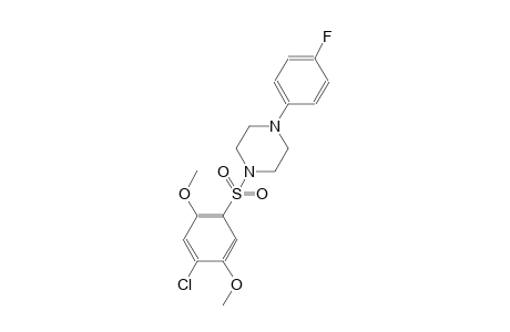 1-[(4-chloro-2,5-dimethoxyphenyl)sulfonyl]-4-(4-fluorophenyl)piperazine