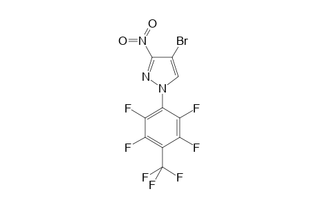 1H-Pyrazole, 4-bromo-3-nitro-1-[2,3,5,6-tetrafluoro-4-(trifluoromethyl)phenyl]-
