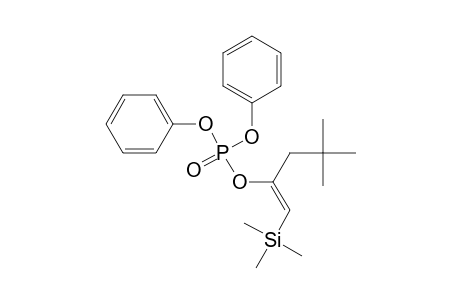 (Z)-1-(2,2-dimethylpropyl)-2-(trimethylsilyl)vinyl diphenyl phosphate