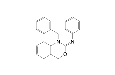 Trans-1-benzyl-2-phenylimino-1H,4H,4'H,5H,8H,8'H-3,1-benzoxazine